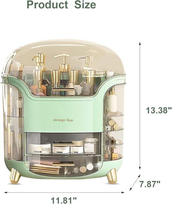 61lRJHF3FxL._AC_SX679_ منظم مكياج صندوق تخزين مستحضرات التجميل