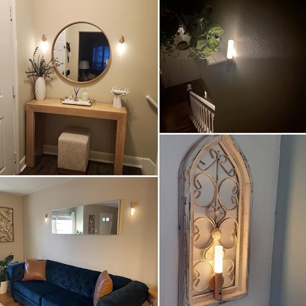 71XiaSbIdTL._AC_SX679_ مصباح حائط بتصميم خشبي عتيق وإضاءة ليد (ho-zk)