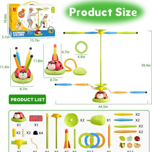 719LJc2V1bL._AC_SL1500_ لعبة حركة الأطفال التفاعلية 5 في 1 – قفز، رمي حلقات، وصاروخ (ho-zk)